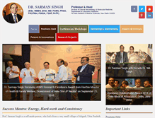 Tablet Screenshot of drsarmansingh.com